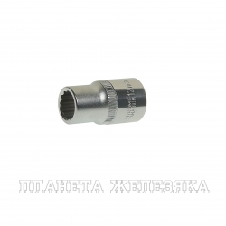 Головка торцевая 12мм 1/2" 12-гранная L=40мм ЭВРИКА ER-91305-12 /1/28