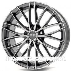 Диск колесный 17 литой OZ Italia 150 Matt Dark Graphite Diamond Cut