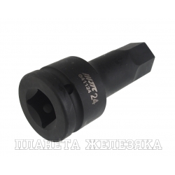 Головка торцевая 3/4" HEX H24 100мм ударная JTC