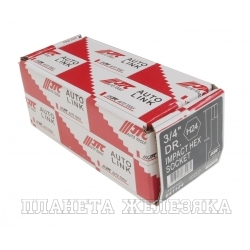 Головка торцевая 3/4" HEX H24 100мм ударная JTC