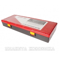 Набор бит-головок 1/2" HEX H4-H14, TORX T20-T60,SPLINE M5-M12 25 предметов JTC