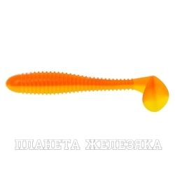 Виброхвост Catcher 2,75"/7 см Orange & Yellow 7шт. (HS-1-015) Helios