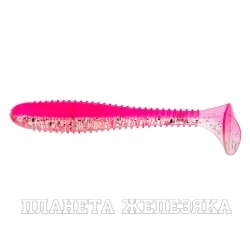 Виброхвост Catcher 2,75"/7 см Silver Sparkles & Pink 7шт. (HS-1-035) Helios