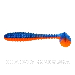 Виброхвост Catcher 2,75"/7 см Star Blue & Orange 7шт. (HS-1-044) Helios