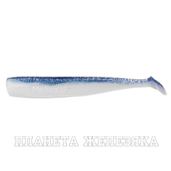 Виброхвост Chebak 3,15"/8 см Blue Sparkles & White 7шт. (HS-3-026) Helios