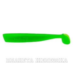 Виброхвост Chebak 3,15"/8 см Electric green 7шт. (HS-3-007) Helios