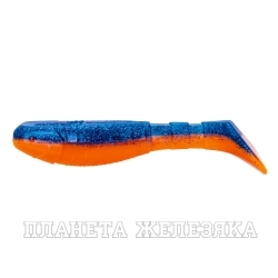 Виброхвост Chubby 3,55"/9 см Star Blue & Orange 5шт. (HS-4-044) Helios