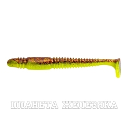 Виброхвост Minoga 3,75"/9.5 см Golden Lime 5шт. (HS-17-048) Helios