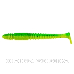 Виброхвост Minoga 3,75"/9.5 см Green Lime 5шт. (HS-17-010) Helios