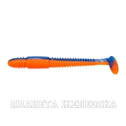 Виброхвост Minoga 3,75"/9.5 см Star Blue & Orange 5шт. (HS-17-044) Helios