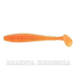 Виброхвост Shaggy 3,35"/8,5 см Orange & Sparkles 5шт. (HS-16-022) Helios