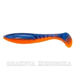 Виброхвост Slash 2,64"/6,7 см Star Blue & Orange 10шт (HS-19-044) Helios