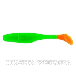 Виброхвост Vigor 3,75"/9.5 см Lime & Orange 7шт. (HS-6-020) Helios