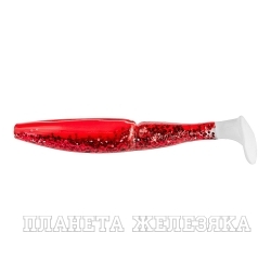 Виброхвост несъедоб. Guru 4,0"/10,16 см Red Sparkles WT 100шт. (HS-30-034-N) Helios