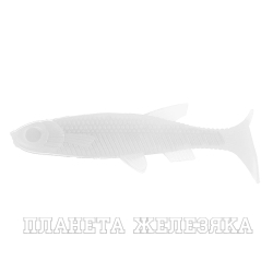 Виброхвост несъедоб. Nelma 3.15"/8 см White 100шт. (HS-26-001-N) Helios