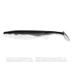 Виброхвост несъедоб. Pike King 6.3"/16 см Black & White 25шт (HS-37-023-N) Helios