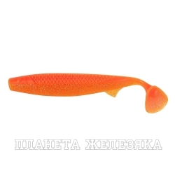 Виброхвост несъедоб. Pike King 6.3"/16 см Orange & Sparkles 25шт. (HS-37-022-N) Helios