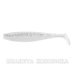 Виброхвост несъедоб. Trofey 5.5"/14см White & Sparkles 50шт. (HS-25-002-N) Helios