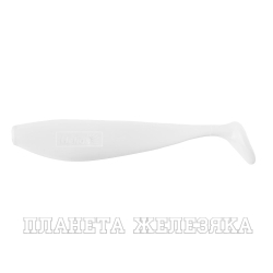 Виброхвост несъедоб. Zander 4"/10,2см White 100шт. (HS-36-001-N) Helios