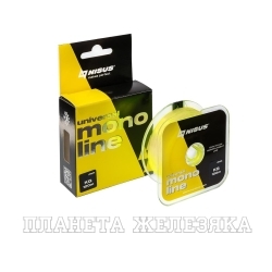 Леска MONOLINE Fluorescent Yellow 0,18mm/100m Nylon (N-MFY-018-100) Nisus