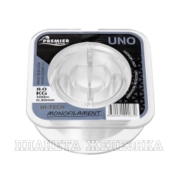 Леска UNO 0,30mm/100m Clear Nylon (PR-U-C-030-100) Premier Fishing