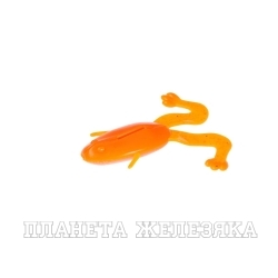 Лягушка Crazy Frog 2,36"/6,0 см Orange & Yellow 10шт. (HS-22-015) Helios