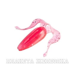 Лягушка Frog 2,56"/6,5 см Silver Sparkles & Pink 7шт. (HS-21-035) Helios