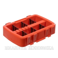Проставка-органайзер Ящика зимнего FishBox (10л) оранжевый (HS-FB-O-10L) Helios
