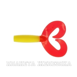 Твистер Credo Double Tail 1,96"/5 см Yellow RT 10шт. (HS-27-038) Helios