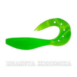 Твистер Kasandra 4"29/10,9см Electric green 5шт. (HS-34-007) Helios