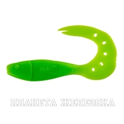 Твистер Kasandra 4"29/10,9см Lime 5шт. (HS-34-008) Helios