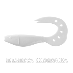 Твистер Kasandra 4"29/10,9см White 5шт. (HS-34-001) Helios