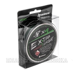 Шнур Extrasense X4 PE Green 150m   0.8/13LB 0.16mm (N-ES-X4-0.8/13LB) NISUS