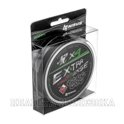 Шнур Extrasense X4 PE Green 150m  1.5/22LB 0.22mm (N-ES-X4-1.5/22LB) NISUS