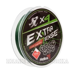 Шнур Extrasense X4 PE Green 150m 0.8/13LB 0.16mm (HS-ES-X4-0.8/13LB) Helios