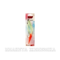 Крючок оснащенный кембриком HIGASHI Gummi Makk #8/0 (set-3pcs) #02 Red Head