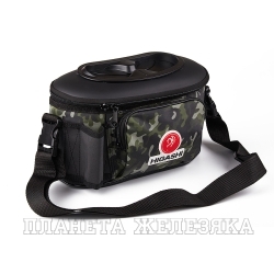 Кан рыболовный HIGASHI Live bait box 4.5L #Camo