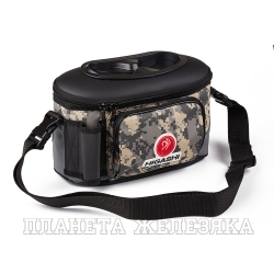 Кан рыболовный HIGASHI Live bait box 4.5L #Digital Camo