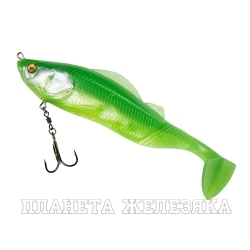Приманка ADUSTA Pick tail swimmer 7" #201 Green Chart Shad