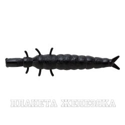 Приманка NIKKO Caddisfly Larvae L 38мм #Black