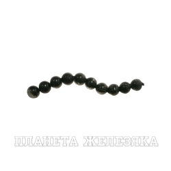 Приманка NIKKO Dappy Super Scent Balls 7mm #CO1 Black Clear