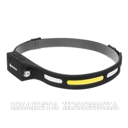 Фонарь налобный сенсорный LED-200 LM, COB-200LM, IPX4, USB (N-FN-HL76) NISUS