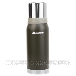 Термос (N-TM-039-K) 1000ML (2 крышки-кружки) Nisus МП