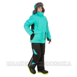 Костюм зимний MIRA 10/10 К, AQUA GREEN/BLACK, Шелтер до -40С, р.2XL (T-M-2XL-52-170-G) NISUS