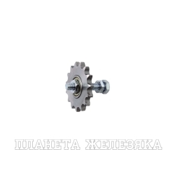 Звездочка натяжителя для однорядной цепи ZK 40-3S, 5/8"x3/8", Z=15, M12 RE011698, RE011698-ISKRA