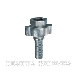 Соединение для пара "GEFEST" (BOSS) в сборе, 1.1/2" NPT (оцинк. сталь), TLGFC1.1/2 (GF61)