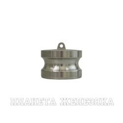 Камлок нержавеющий тип DP, заглушка для розетки 2 1/2", AISI316, TL250DPSS316