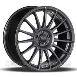 Диск колесный 17 литой OZ RACING SuperTurismo LM MATT RACE SILVER BLACK LETTERING