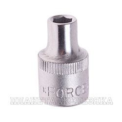 Головка торцевая  6мм 3/8" 6-гранная L=28мм ROCKFORCE RF-53506 /1/20