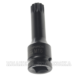 Головка-бита SPLINE ударная 1/2", M16 ROCKFORCE RF-24807816 /1/120